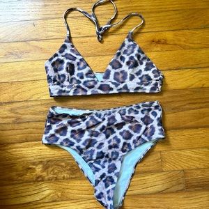 NWOT Shein Bikini - Animal Print